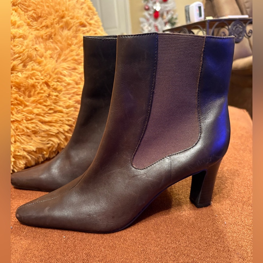 Predictions Dark Brown Ankle Booties